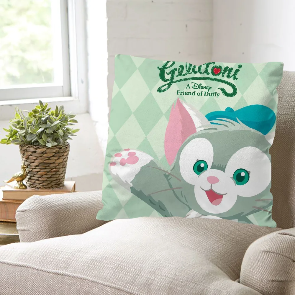 Disney Gelatoni Cushion Cover Pillow Cover Pillowcase Decorative Pillowcase Decorative Pillow Covers for Sofa Ornamental Pillows