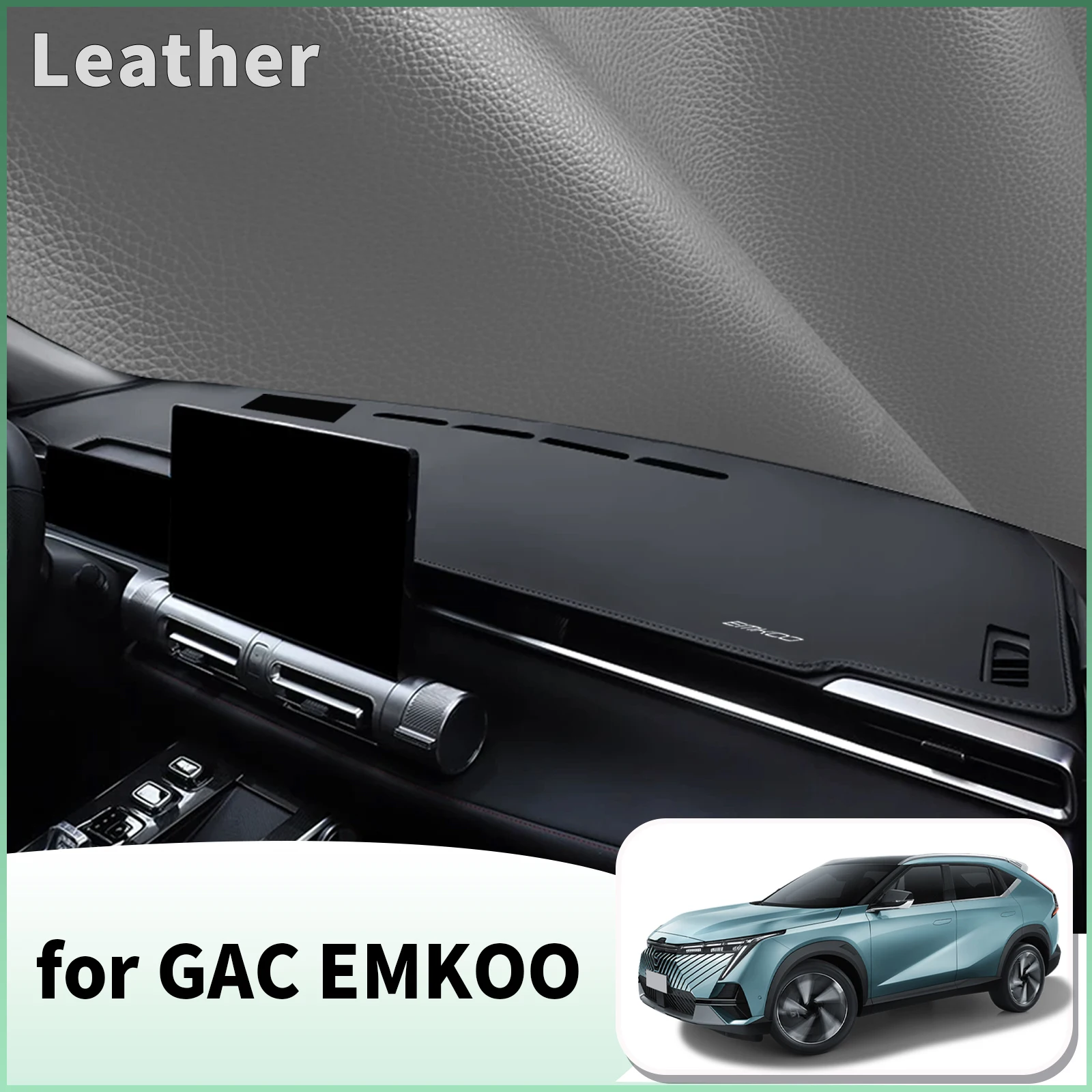 for GAC EMKOO 2024 2025 2026 Dash Mat Dashboard Cover Dashmat Universal Anti-Reflection Heat Insulation Sun Protection