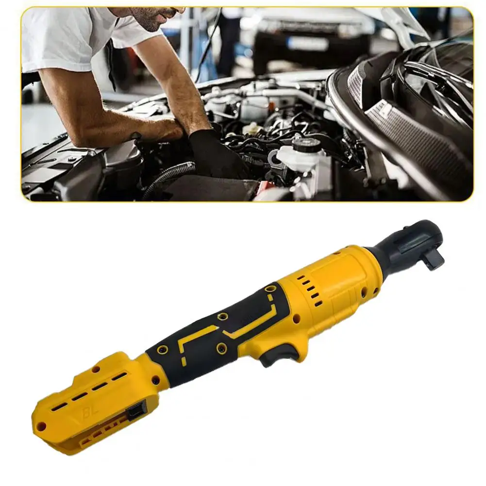 

Lightweight Ratchet Wrench Electric Ratchet Wrench with Led Light for Vehicle Maintenance Ergonomic Design Square for Automotive