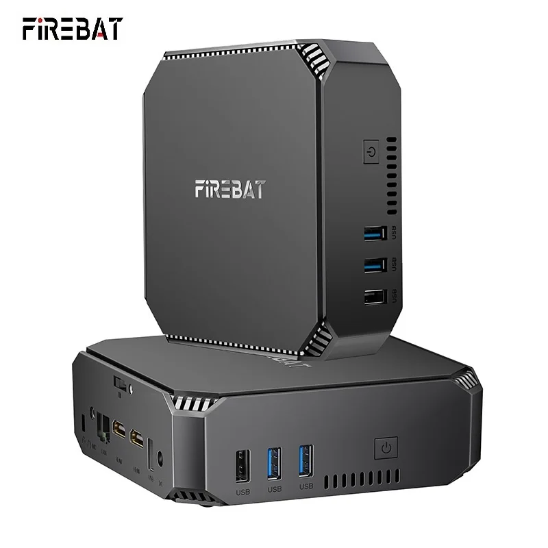 AK2 PLUS MiniPC Intel N100 Dual Band WiFi5 BT4.2 8GB 256GB Desktop Gaming Computer Mini PC Gamer