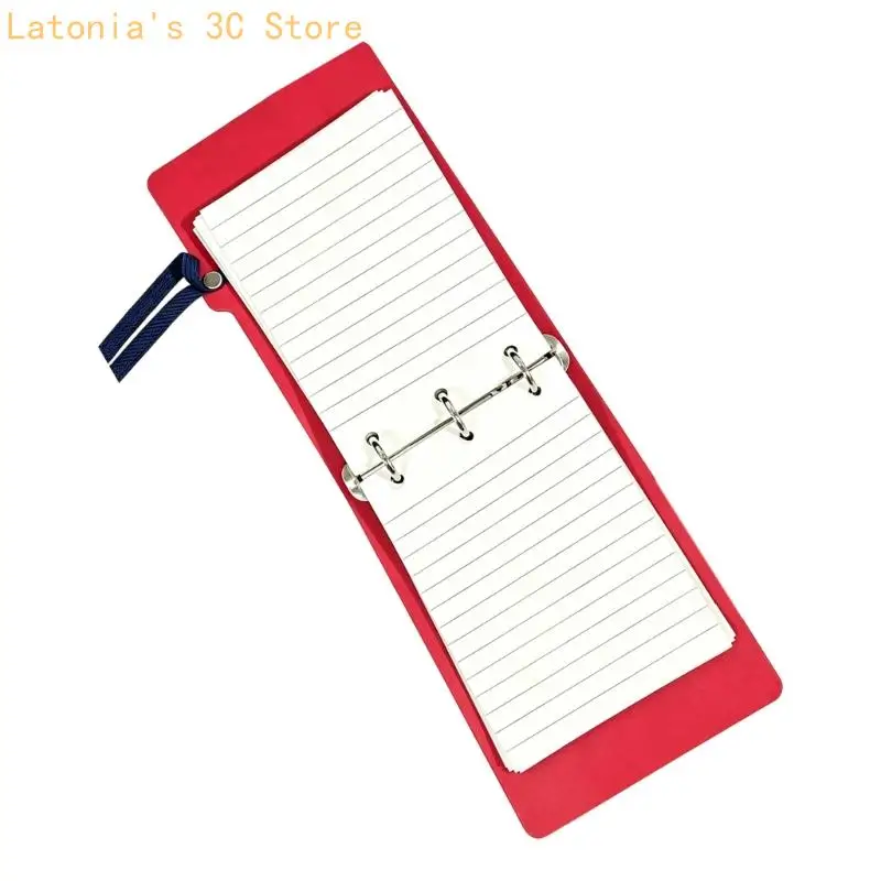Removable Page Notebook with Three-Hole Binding for Portable Writing X3UB