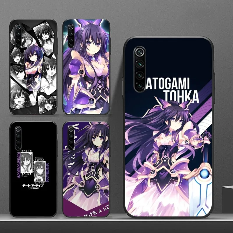 DAL Tohka Yatogami Phone Case for Realme GT 2 9i 8i 7i Pro X50 X2 C35 C21 C20 C11 C3 Black Soft Phone Cover Funda