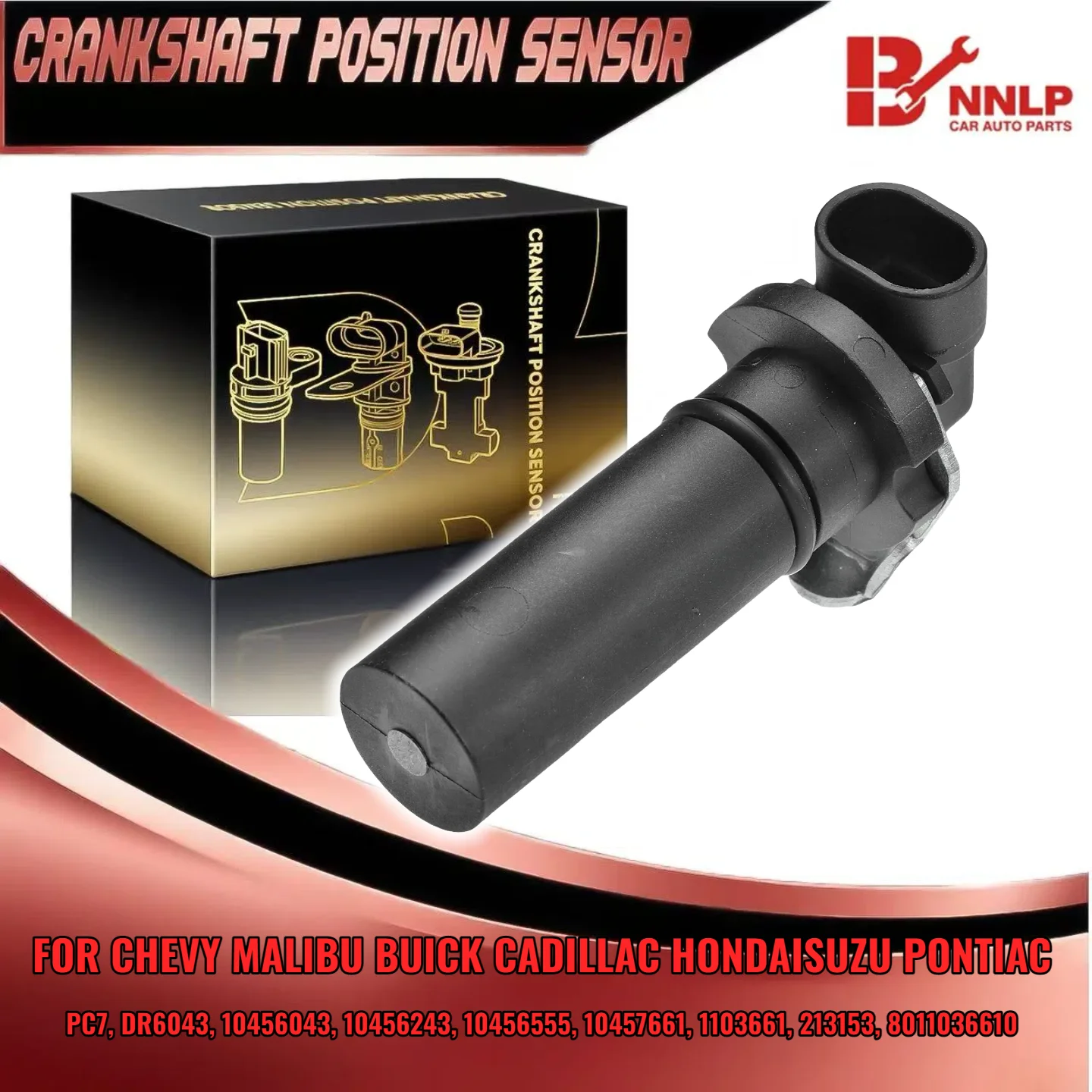 

Crankshaft Position Sensor for Chevrolet Impala Malibu Buick Century Honda GMC 10457661 1103661 PC7