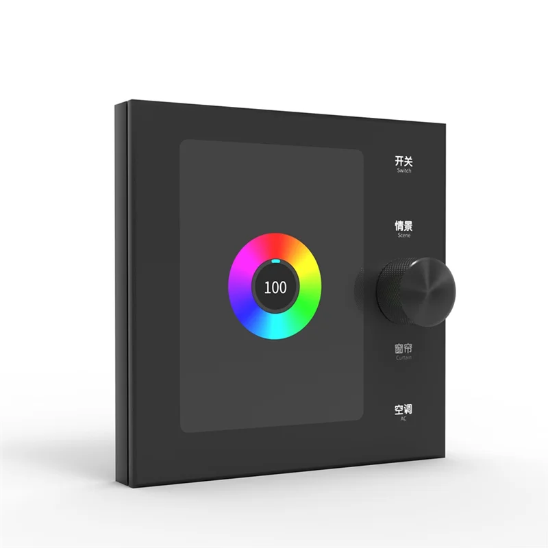 ABZW Tuya Wifi Smart Switch Panel Smart Home Zigbee Switch For Multi-Channel Lights Scenes Curtains Dimming Switches