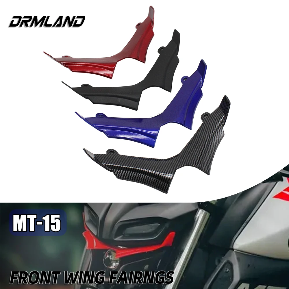 

Fairing Aerodynamic Winglets Protection For Yamaha MT15 MT-15 2018-2019 2020 2021 Motocycle Accessories Front Wing Protector