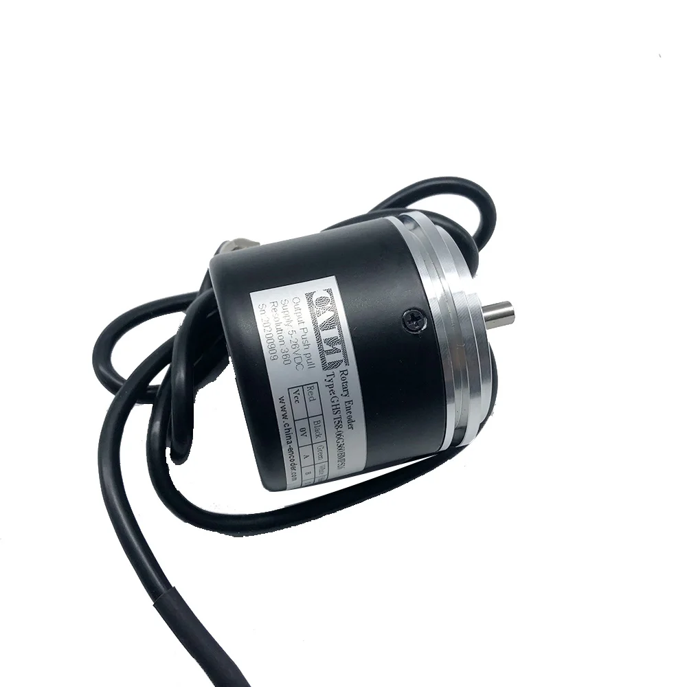 GHST58-06G2048BML5 flange 6mm solid shaft line driver output 5V incremental rotary encoder 2048ppr