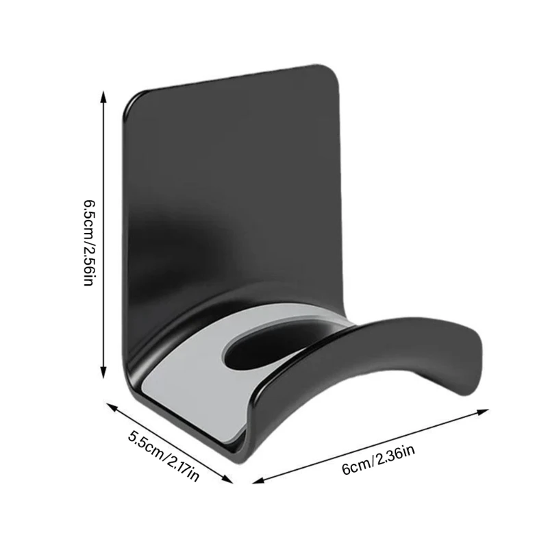 Sotto il supporto da tavolo/gancio per gancio per cuffie a parete supporto universale per cuffie autoadesivo senza trapano richiesto