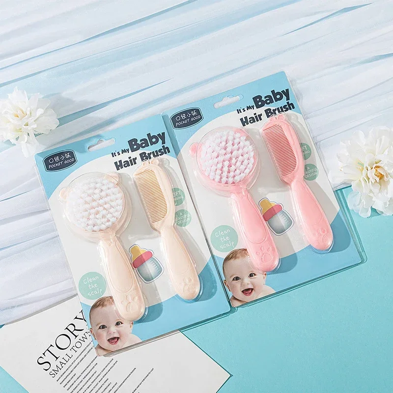 0-3 years old baby baby comb depilation brush newborn boy and girl baby shampoo soft brush suitable hair brushes