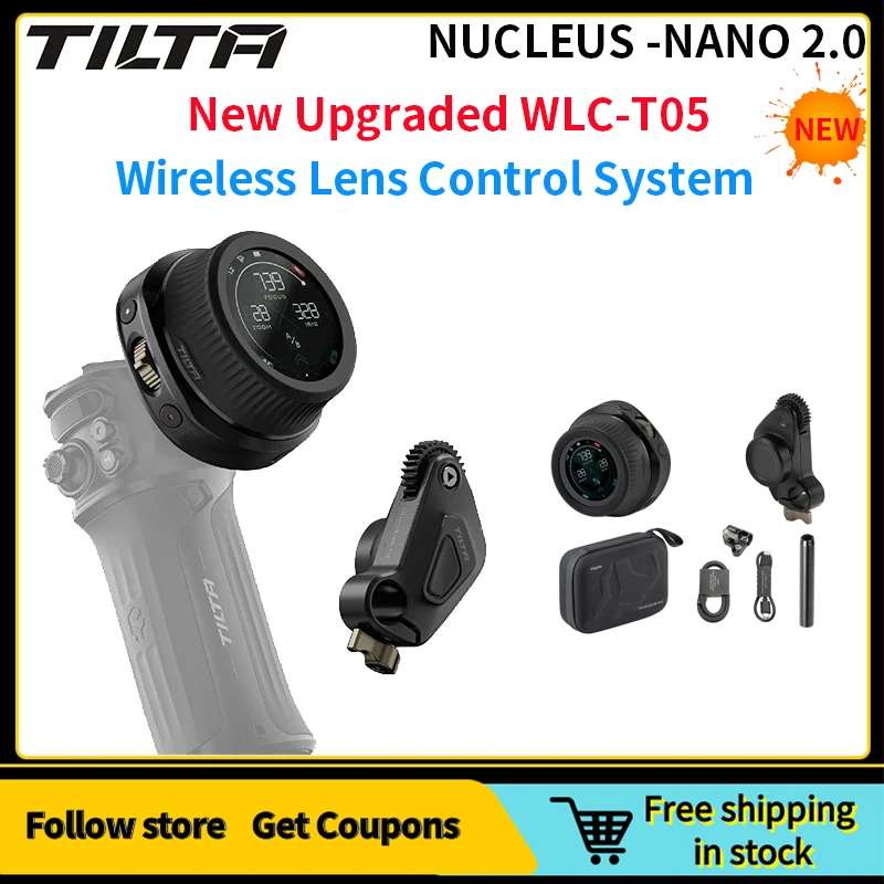 

TILTA WLC-T05 core-N 2,0, Nucleus Nano Follow Focus, совместимая с Беспроводная линза System управления для двигателя RS и Nucleus-M