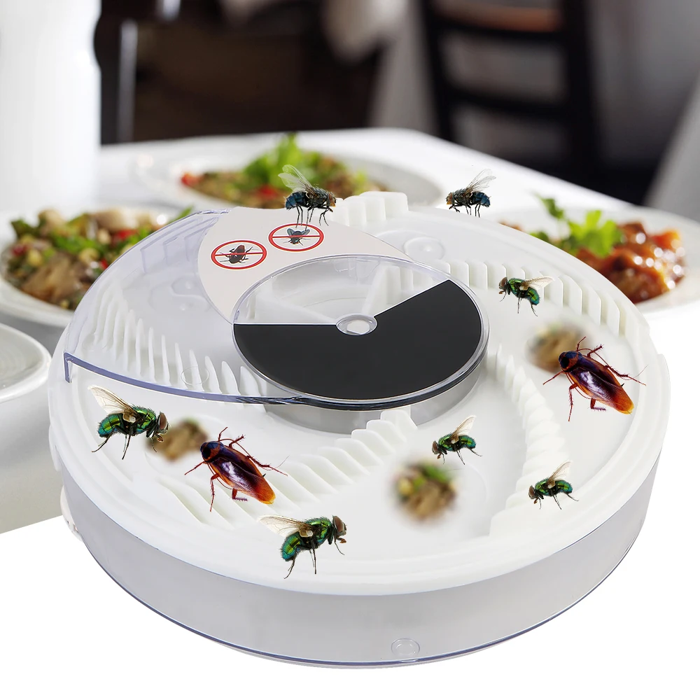 Fly Trap Indoor Outdoor Automatic Flycatcher USB Insect Pest Catcher Electric Pest Killer Pest Reject Control Repeller