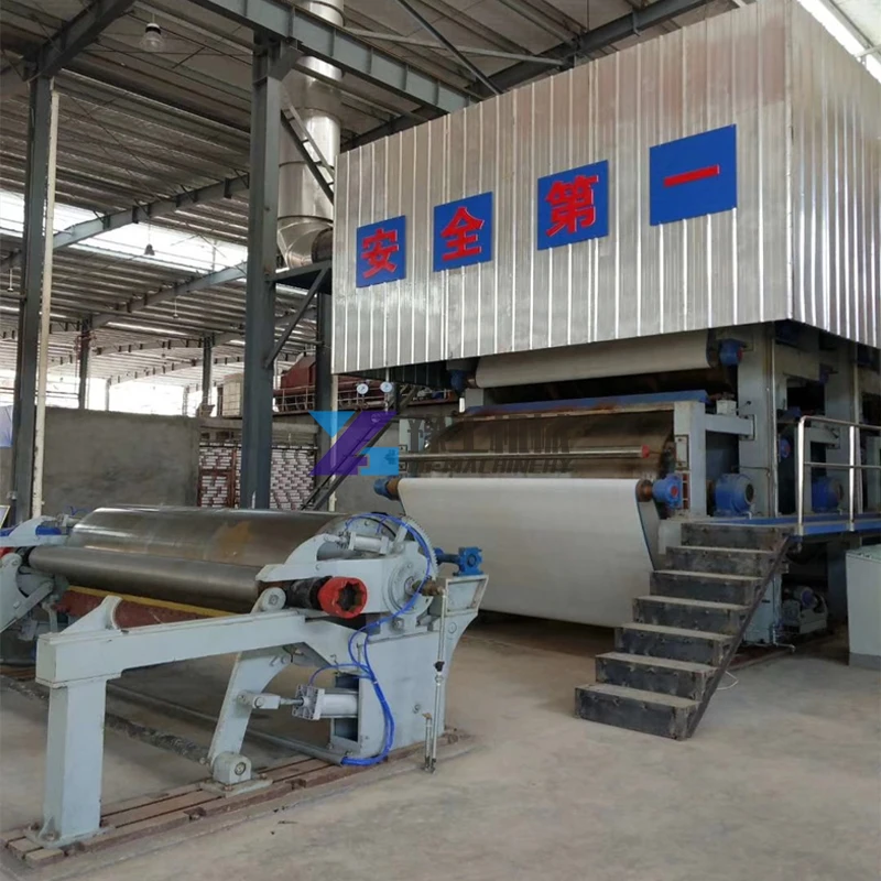 Cotton Rice Straw Recycling Carton Paper Machine Box Making Machine for Corrugated Cardboard Production Line
