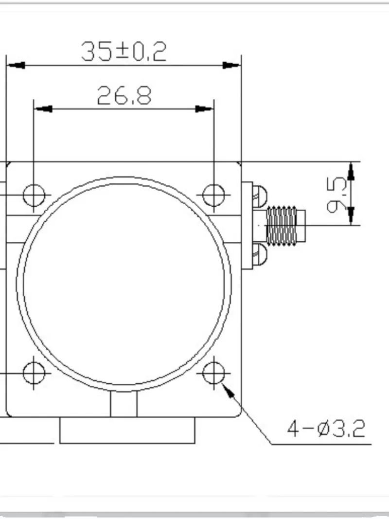 RFTYT for TG3538X Series RF Microwave Coaxial Isolator S Connector