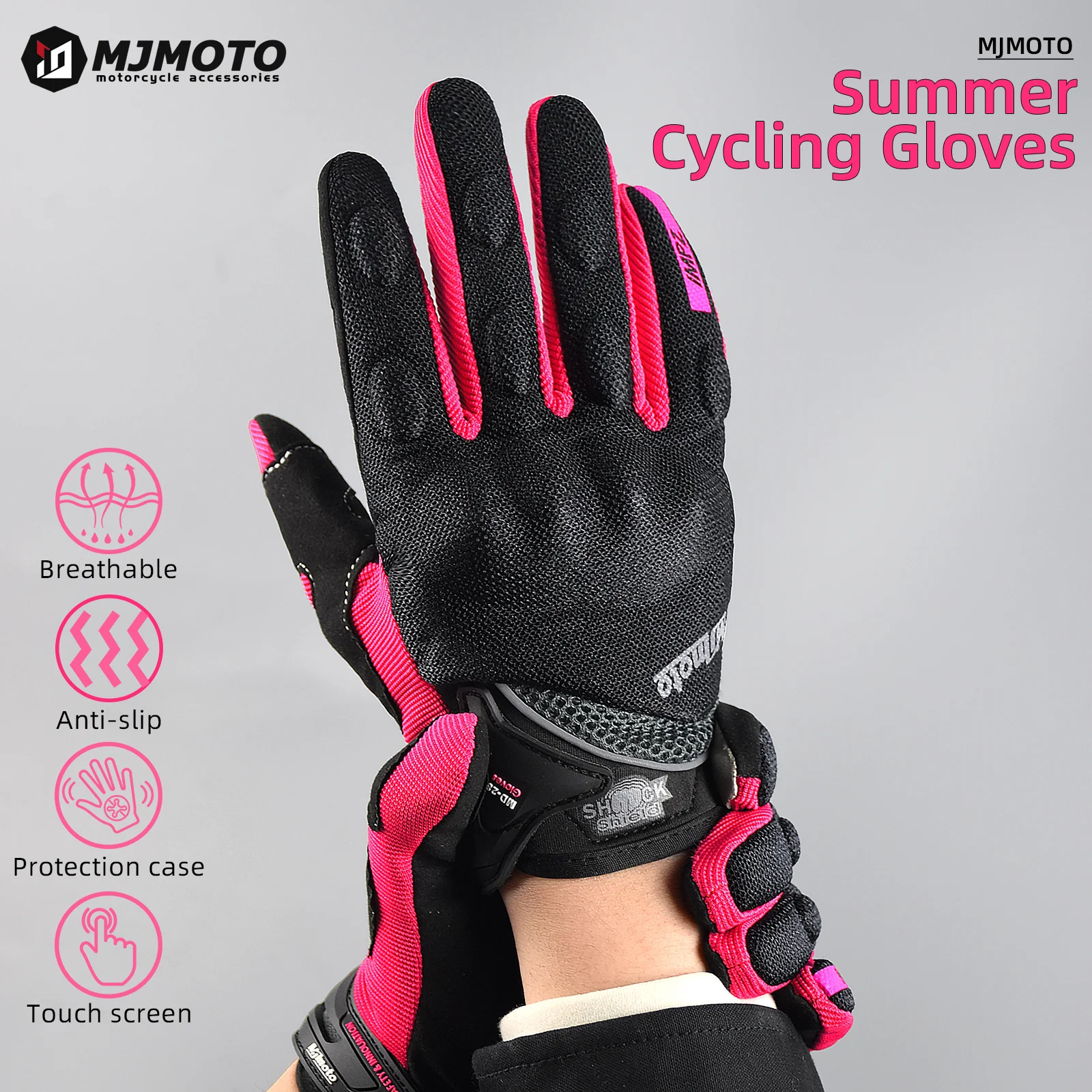 

Летние женские мотоциклетные перчатки для SUOMY, велосипедные мото-грязевые байкерские велосипедные перчатки, защитные перчатки с сенсорным экраном и полным пальцем