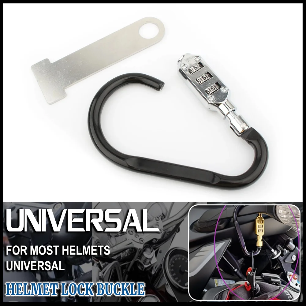 

Motorcycle Helmet Lock Buckle Scooter Anti-theft Open Face Helmet Lock Fastener For Racing Motorbike Bike Helmet lock