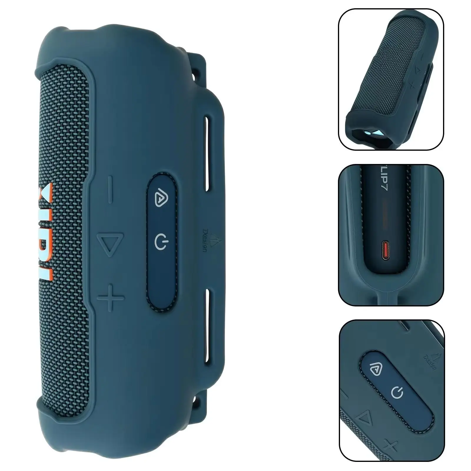 

Новый силиконовый защитный чехол для колонки Flip7 с креплением на руль велосипеда и ремешком