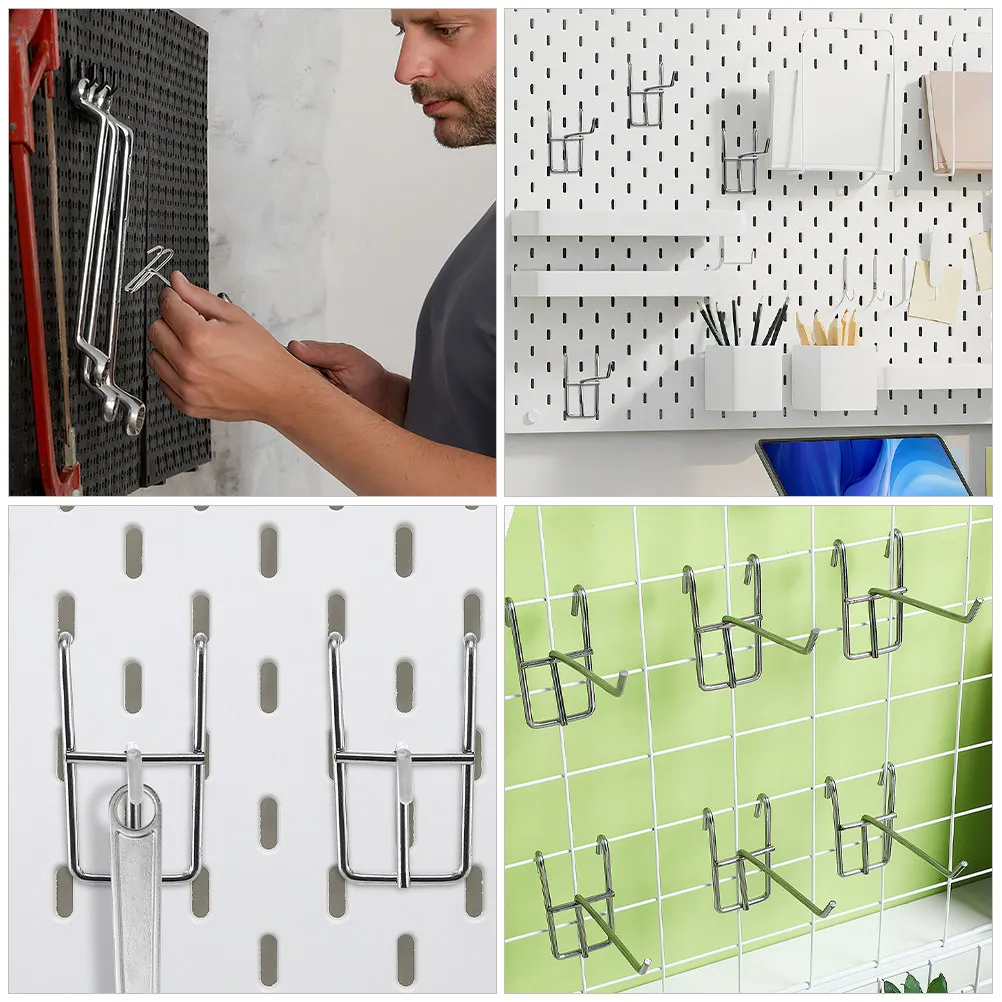 30Pcs Hooks Solid Stainless Steel Utility Hang Display Hangers Easy Tool-Free Installation Strong Secure Hanging - view 4