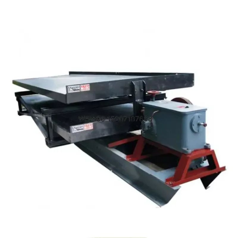 Wmwmnu Wet Shaker Table Gravity Separator Mining Gold Concentrator for Gold Chrome and Copper Ore Shaking Table