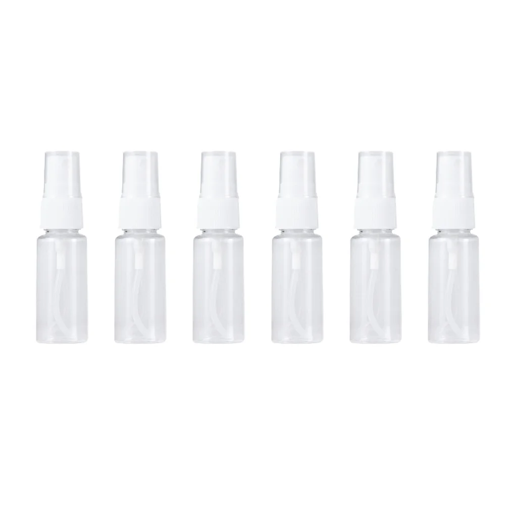 6 قطعة 60 مللي زجاجة رذاذ المحمولة فارغة البلاستيك بخاخ المياه إعادة الملء ضباب للسفر النباتات البستنة الخبز التخييم