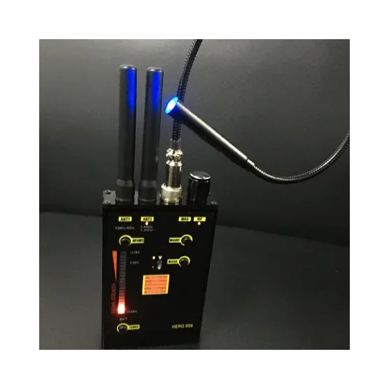 Professional spy Detector Camera Gps tracker Detection Signal Bug RF/Wifi/Bluetooth/UVF Signal Detector For Meeting room, Travel view 3