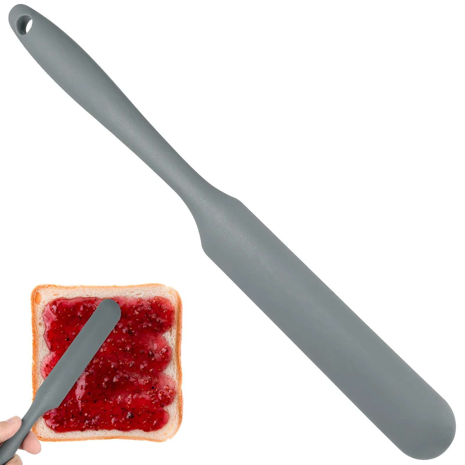 

Silicone Spatula Toy Butter Multi-function Cake Tool Ergonomic Silica Gel Wear-resistant Spreader Portable Baking