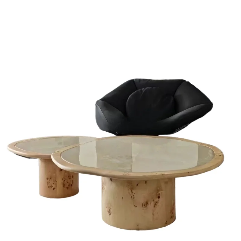 /Modern Japandi Coffee Table Decor European Nordic Luxury Coffee Table Japanese Nesting Mesa De Centro Sala Home Furniture