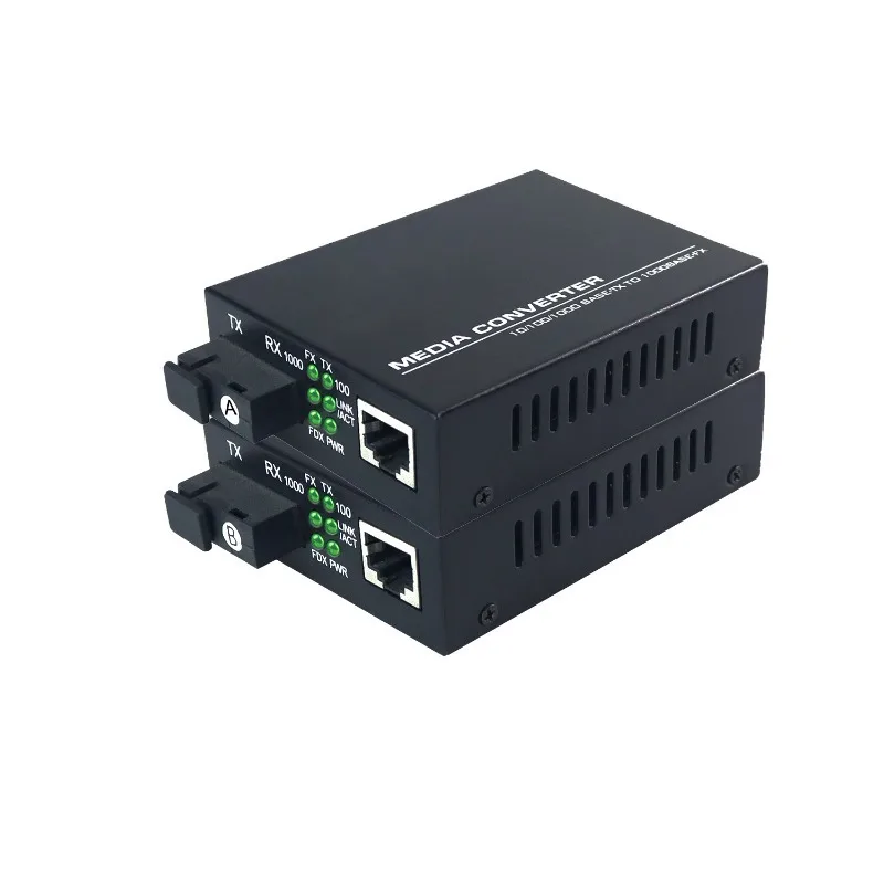 Gigabit Single-mode Single-fiber Fiber Optic Transceiver 1 Light 1 Electricity 3km/20km-80km