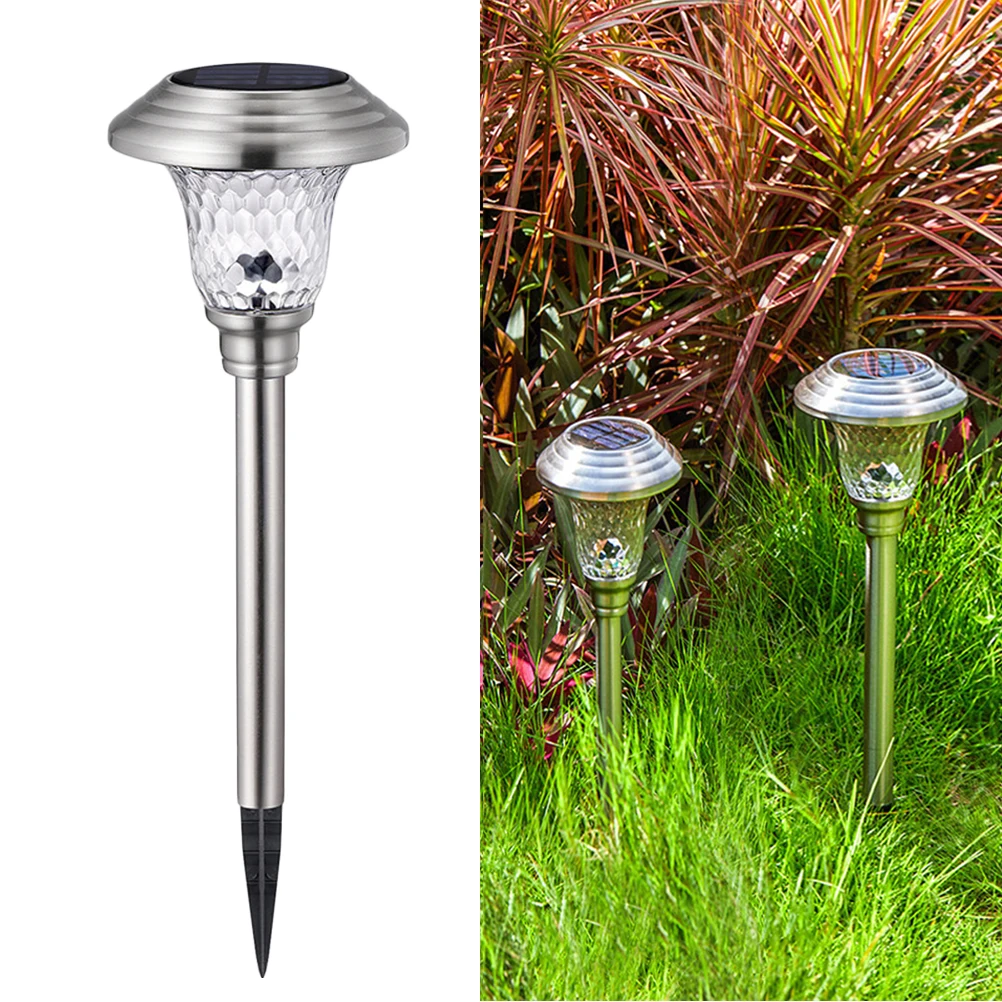 Luces solares de jardín para exteriores, lámpara de césped, iluminación de camino, enchufe de tierra, cubierta, valla, decoración de Patio, paisaje, regalo de Navidad, 2 uds.