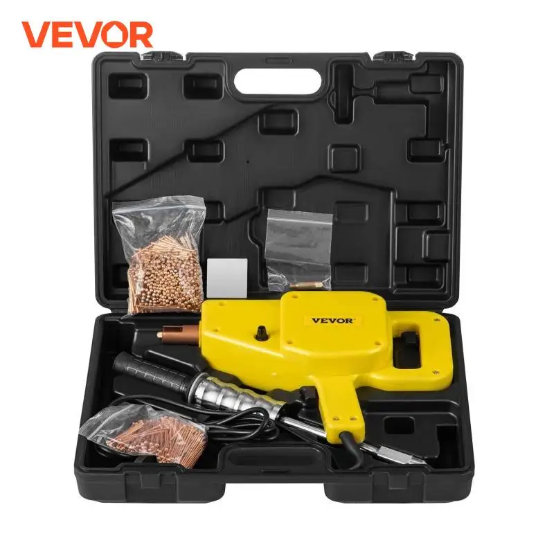 VEVOR Stud Welder Tool Kit 800VA Spot Welder Dent Puller Sets 1600A Handheld Car Body Repair Machine for Auto Body Repairing