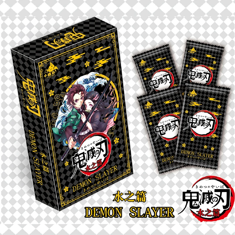 Demon Slayer Collection Card Booster Box Little Carp Water Chapter Handsome Protagonist Table Playing Game Board Cards