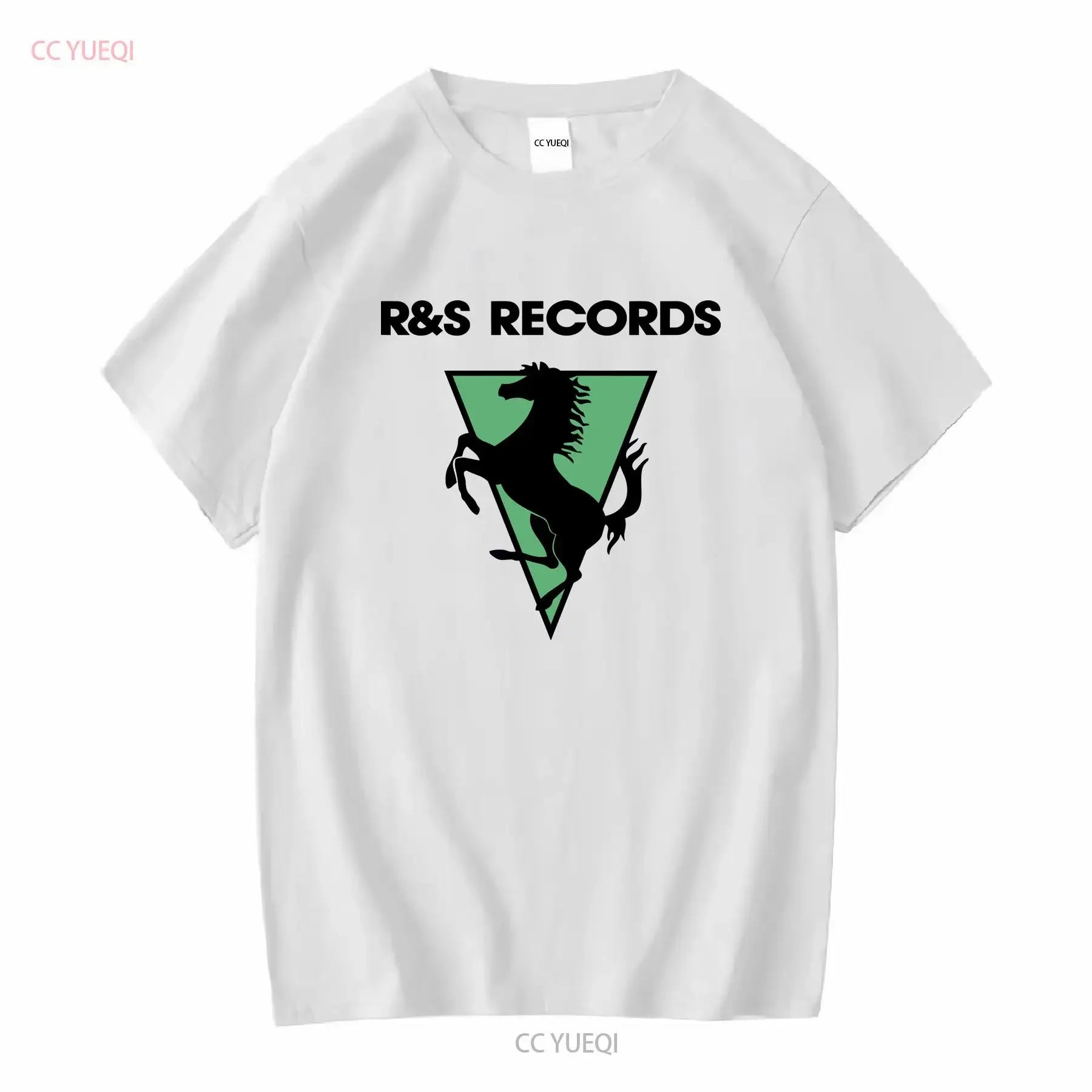 R S Records T Shirt Vintage House Music long or short sleeves vintage Washed Stylish Breathable homme Unisex fashion