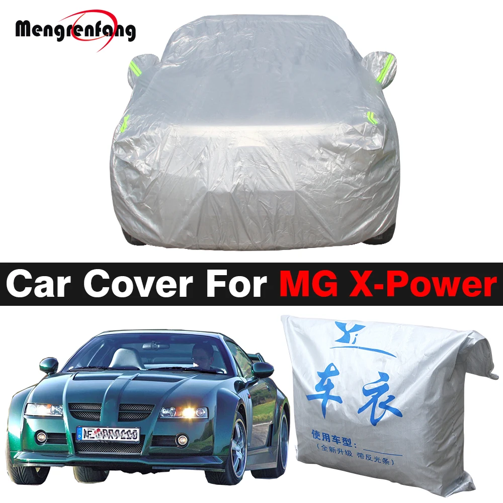 

Full Car Cover For MG X-Power Xpower Auto Outdoor Sun Shade Anti-UV Snow Rain Resistant Cover Windproof