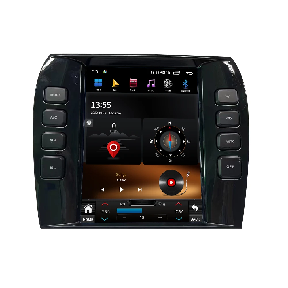 Dla Jaguar X-TYPE 2001-2017 Android 11 Android Radio samochodowe Auto Multimedialny odtwarzacz wideo Nawigacja GPS Bezprzewodowy Carplay