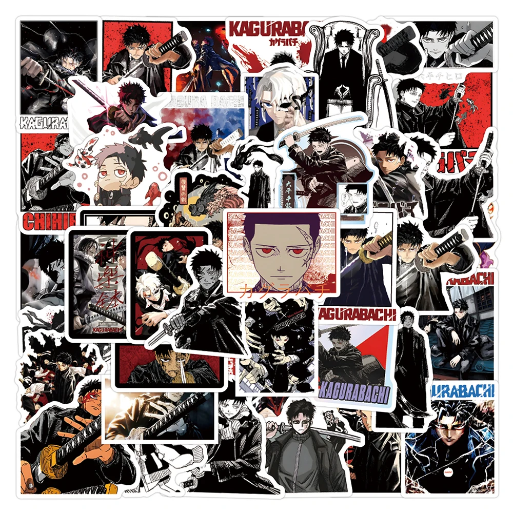 

10/30/55pcs Japanese Anime Kagurabachi Stickers Cool Manga Decals Kid Toy DIY Scrapbook Laptop Helmet Cartoon Waterproof Sticker