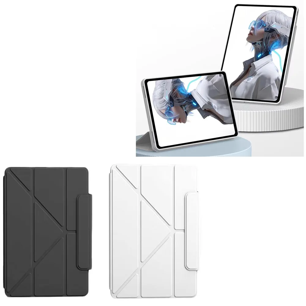 2026 New Multi Angle Foldable Kickstand PU Cases for ZTE RedMagic Astra 2 Gaming Tablet 3 5 Pro 9.06 