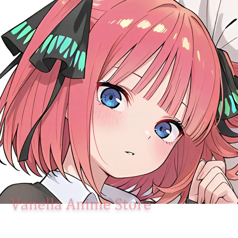 

Наволочка для подушки-дакимакуры с двусторонним принтом аниме-персонажа Нино Накано, в натуральную величину, подарок