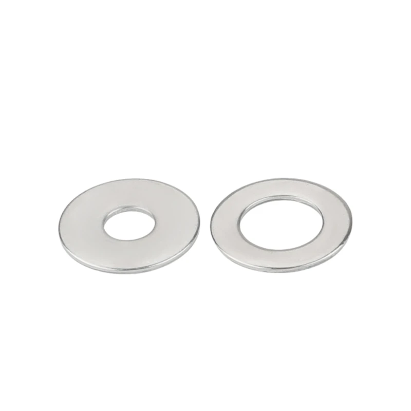 304 Din125 Stainless Steel Flat Washer M3 M4 M5 M6 M8 Stainless Steel Baffle Washer Screw Flat Washer Bolt Metal Washer