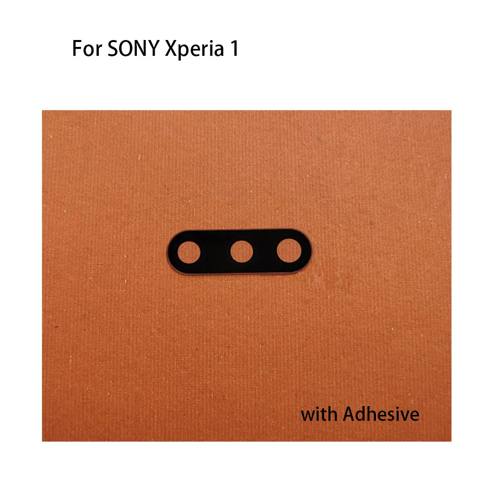 Tested Good For SONY Xperia1 Housing Rear Back Camera Glass Lens Only  For SONY Xperia 1 Back camera glass with Adhesive