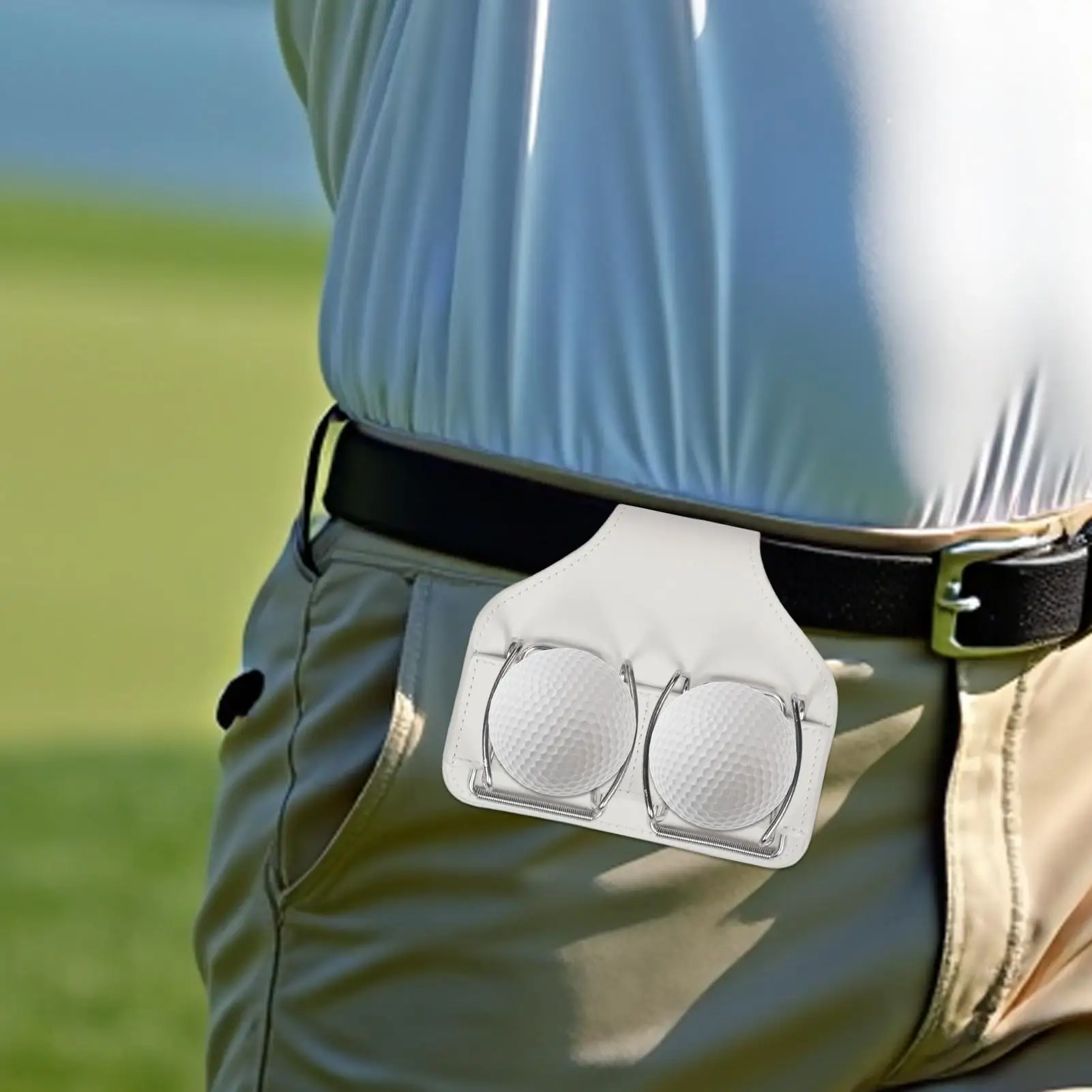 

Портативная сумка-органайзер для гольфа из искусственной кожи с съемным зажимом, для путешествий, турниров и тренировок