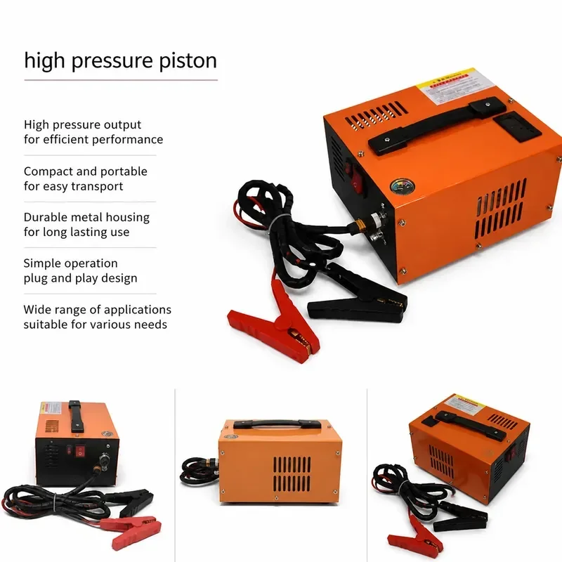 Compressor 300bar Submersible Pump 12v/110v/220v Air Gun Rifle Inflator PCP Air Compressor Pump Electric High Pressure Pump