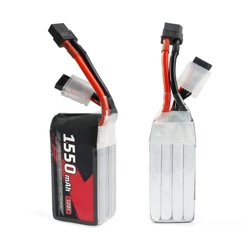 for GEPRC Storm 14.8V 1550mAh 4S 120C Lipo Battery for MARK5 Freestyle Racing Quad FPV Crossover high-rate LiPo Aircraft Model
