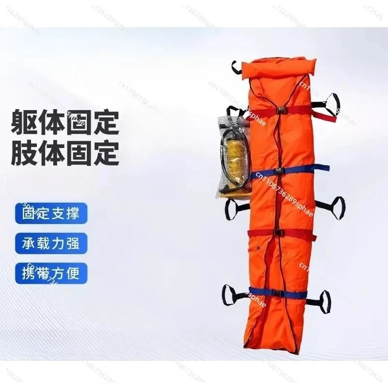 Vacuum stretcher, negative pressure splint, fracture protection, air cushion, limb body, mine protection, first aid