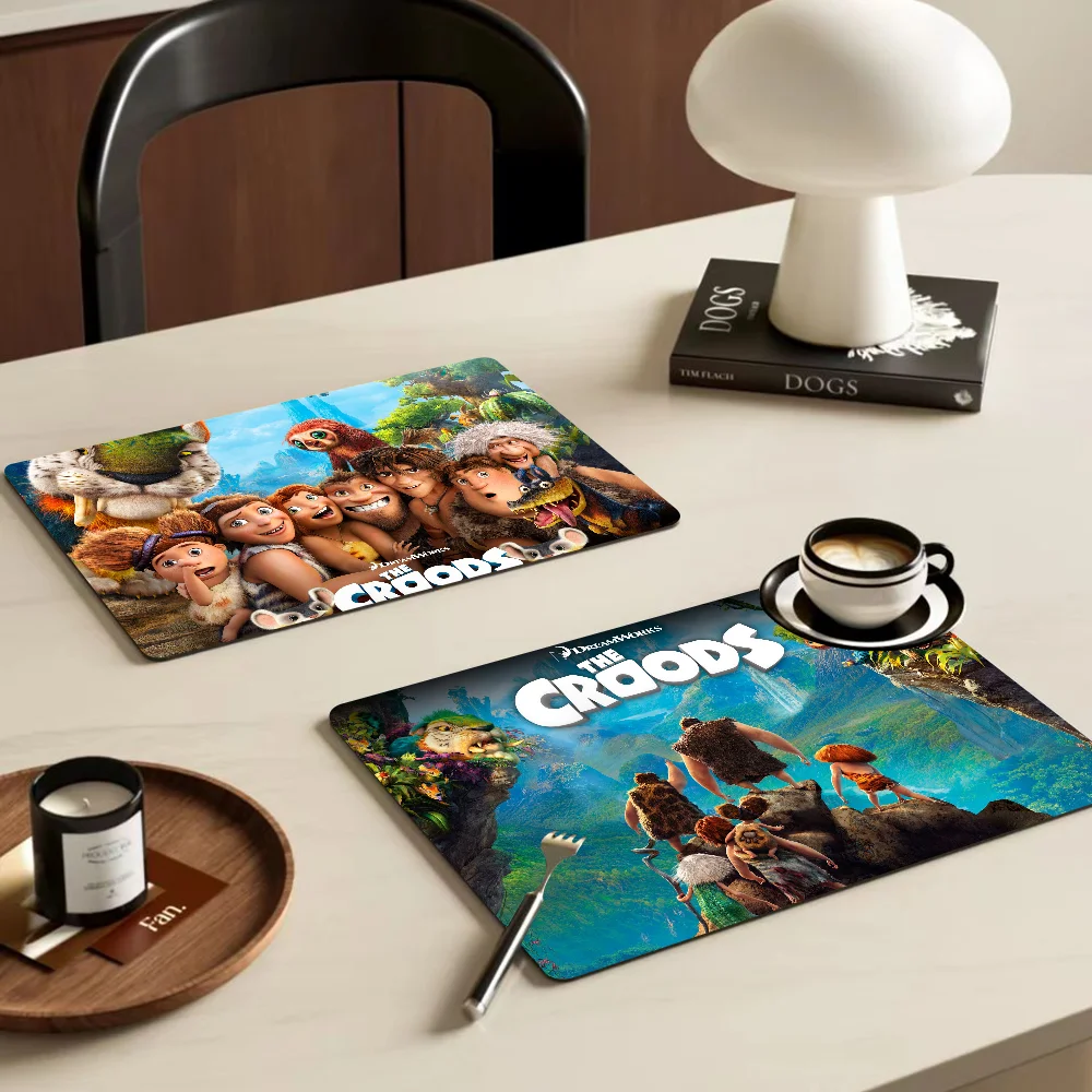 The Croods Coffee Dish Quick Drying Kitchen Absorbent Drained Placemat for Table Bathroom Kitchen Draining Pads