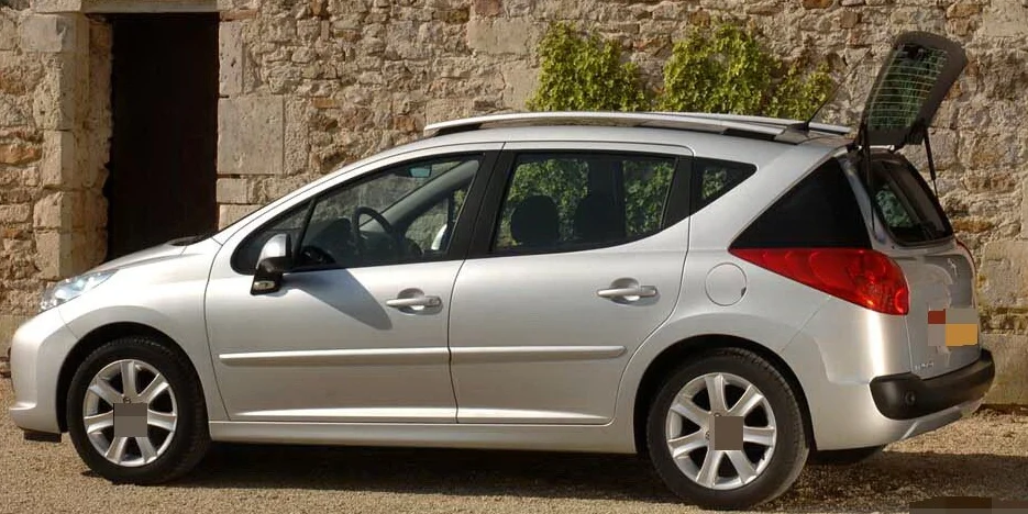 

2 шт. стойки заднего стекла для Peugeot 206 SW 207 SW Estate/Wagon Nana 206 1998-2015, багажник заднего стекла, газовая пружина, опора, подъемная опора