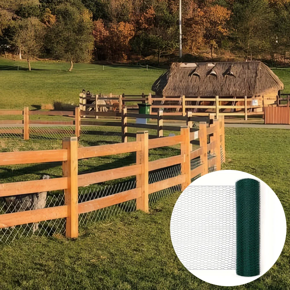 

Chicken Wire 39.37x1200in Hexagonal Mesh Garden Fence Barrier Chicken Wire Fence Netting Metal Garden Netting for Poultry Garden