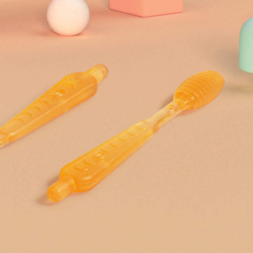 

1Set Baby Silicone Toothbrush Oral Care Kit Orange Tongue Cleaner Infant Teeth Cleaning Tool Baby Toothbrush