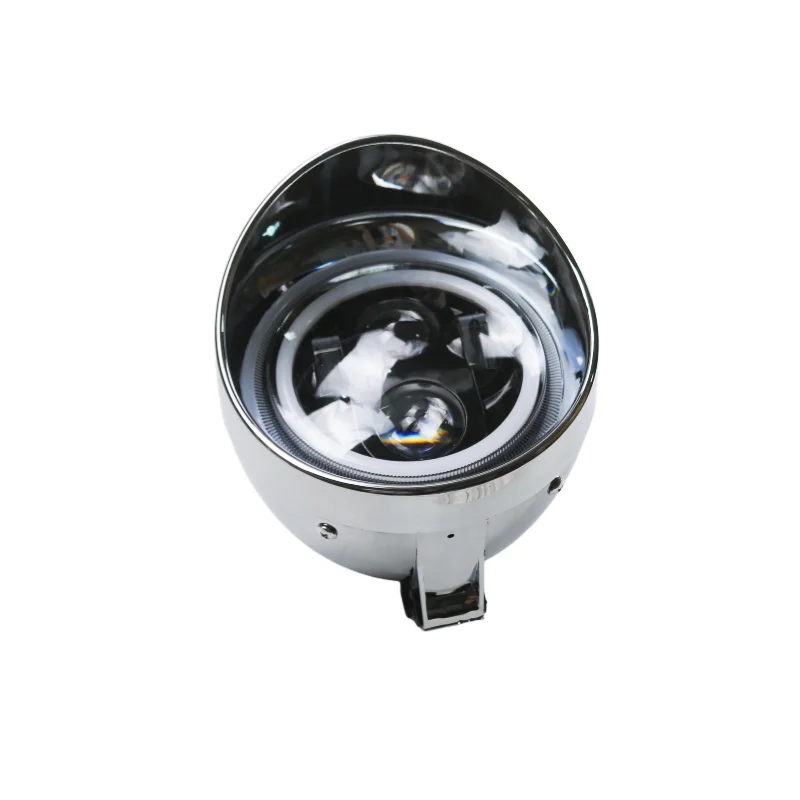 Motorcycle LED Headlight High/Low Beam Head Lamp Fits for Harley Honda Yamaha Suzuki Bikes Touring Custom Applications