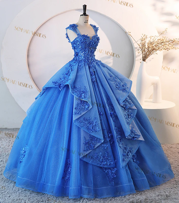 Sweet 15 Quinceanera Dresses Ball Gown Luxury Lace Party Dresses Prom Gown Formal 15 Year Old Dress Customized 2025 New