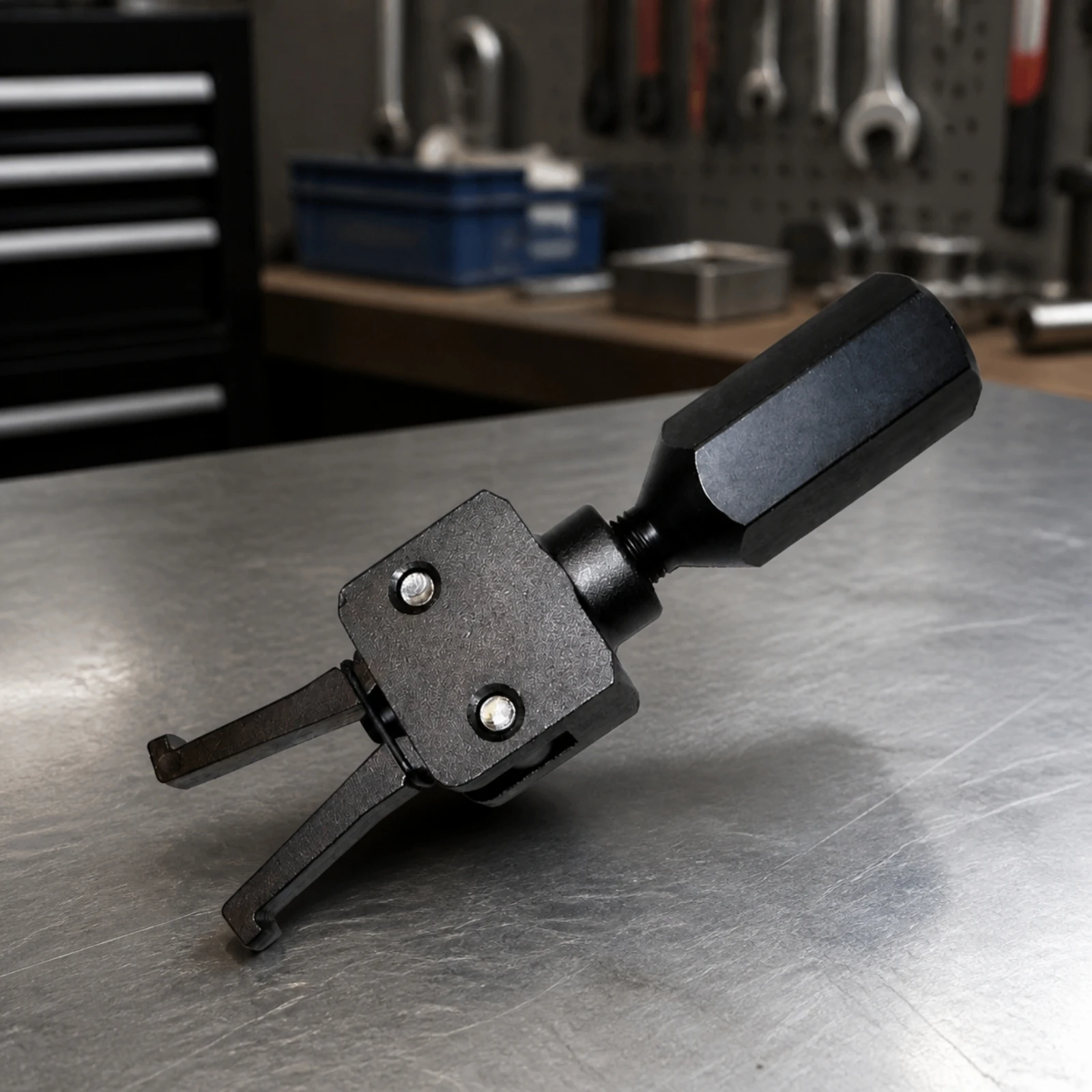 Pilot Bearing Puller Darkened Finish Pilot Bearing Extractor Two-Jaw Puller Tool Robust Precision