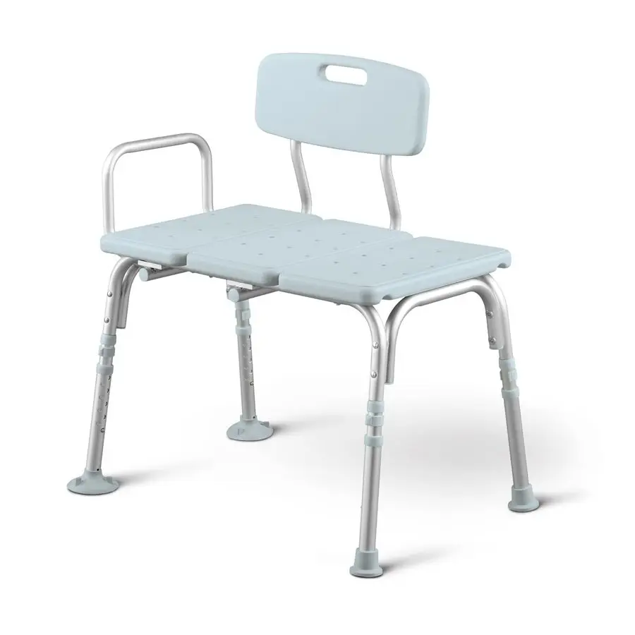 

Tub Transfer Bench and Shower Chair with Microban Antimicrobial Protection, Adjustable Shower Bench and Bath Seat For Seniors A
