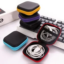 Square Coin Bags Travel Earphone Card USB Cable Phone Data Line Storage Bags Luggage Packing Organizer Accessories Key Bag Box